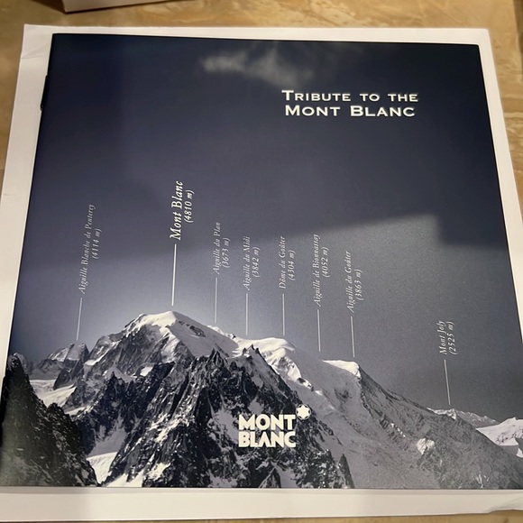 Authentic Mont Blanc - White / White Gold “Tribute to the Mont Blanc” - Picture 7 of 9